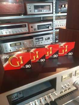 Preview: JVC GI 90 Audio Kassetten 4 Stück  von 1992 in OVP original Verpackt